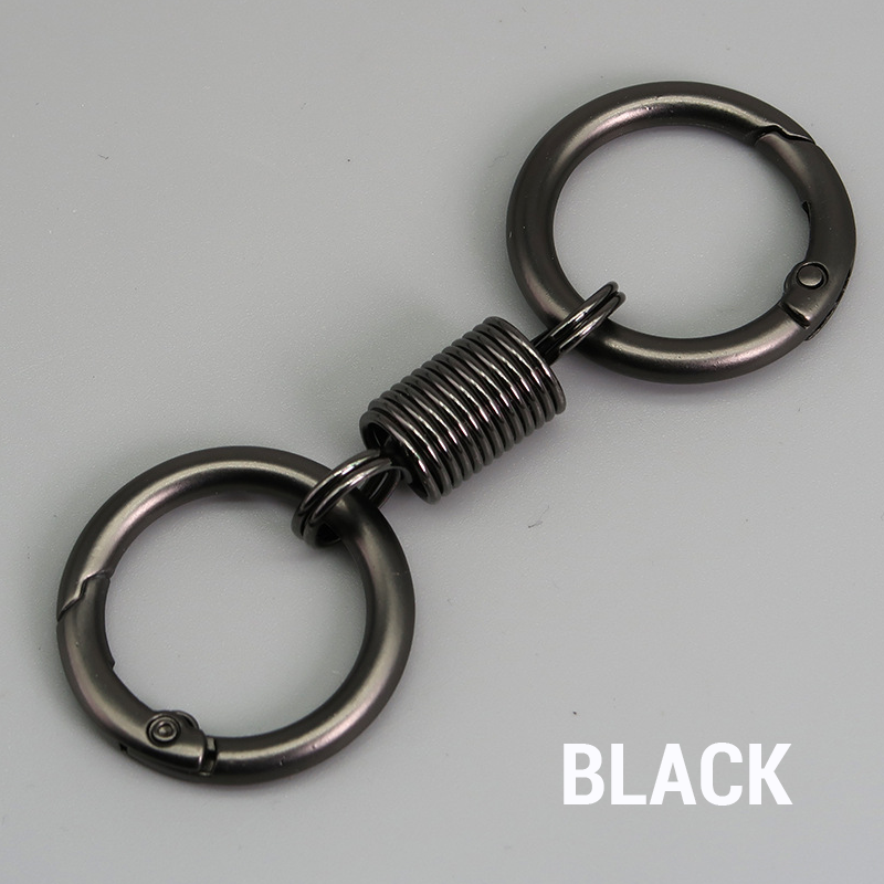 (🔥2024 Last Day Promotion  - 49% off)Nordic Retro Spring Double Ring Keychain