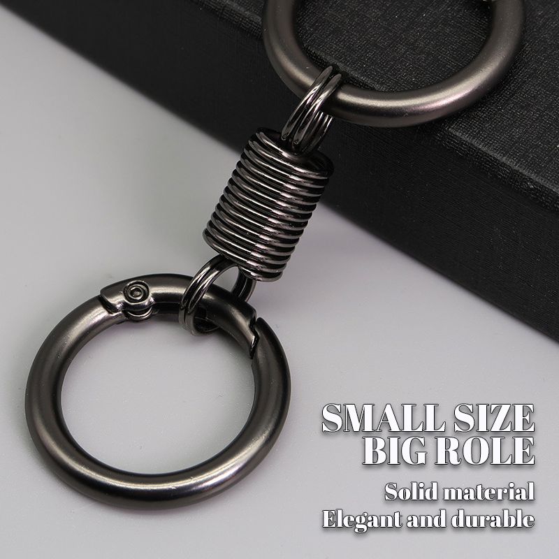 (🔥2024 Last Day Promotion  - 49% off)Nordic Retro Spring Double Ring Keychain