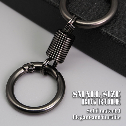 (🔥2024 Last Day Promotion  - 49% off)Nordic Retro Spring Double Ring Keychain