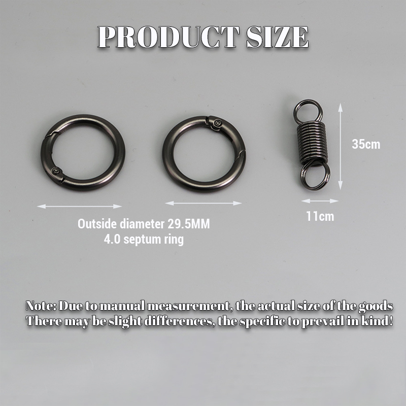 (🔥2024 Last Day Promotion  - 49% off)Nordic Retro Spring Double Ring Keychain